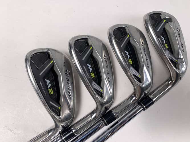 TaylorMade M2 201 Iron Set 8-PW+GW REAX 88g Stiff Steel Mens RH