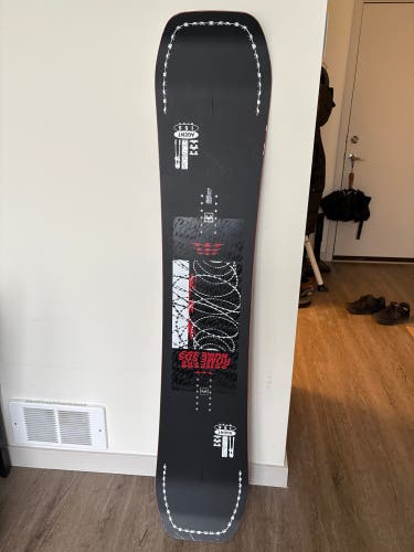 Men's Rome Agent Snowboard All Mountain Without Bindings 6 Flex True Twin 155 cm