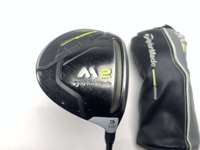 TaylorMade M2 2019 3 Fairway Wood 15* REAX 55g Regular Graphite Mens RH HC