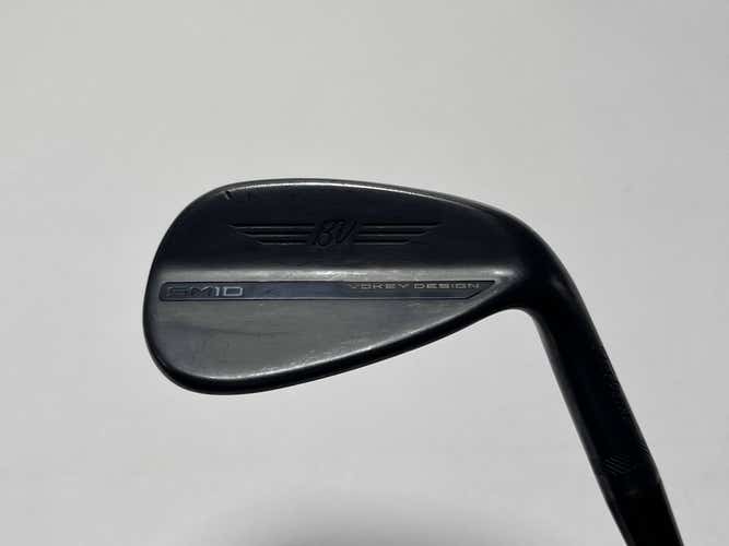 Titleist Vokey SM10 Jet Black Wedge 50* 12 Bounce F-Grind Wedge Steel Mens RH