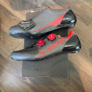Specialized S-Works 7 Road Cycling Shoes - Brand New In Box - EU 42 / US 9 - Black/Rocket Red
