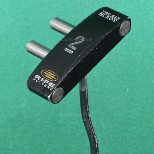 Guerin Rife Two Bar Blade Black Double-Bend 34" Putter Golf Club
