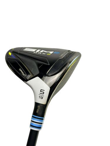 TaylorMade SIM2 Max-D 5 Wood 19 Rogue White 130MSI 80 Stiff Flex 42.5"