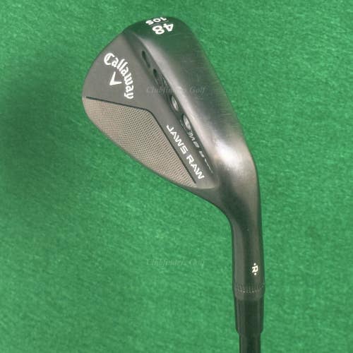 Callaway Jaws Raw Black 48-10S 48 Wedge DG Tour Issue S400 Onyx Steel Stiff