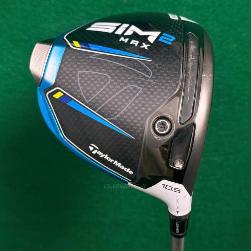 TaylorMade SIM 2 MAX 10.5 Driver Kuro Kage Silver Series 5th Gen 60G Stiff w/HC