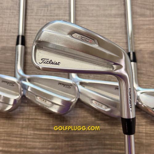 +1/2 Titleist T200/T100S 2021 Iron Set 5-PW / Project X LZ Steel, Stiff (208)