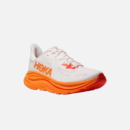 Hoka One One Clifton 10 1162031-FGZ Sneaker Womens 6 White Running Shoes SHOP438