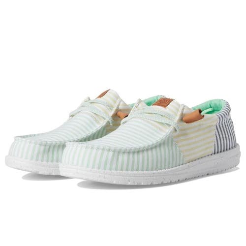 Hey Dude Wally Tri Nu Prep 43142-3ZG Mens 12 Green Slip-On Comfort Shoes SHOP455