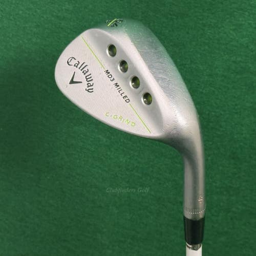 Callaway MD3 Milled C-Grind Chrome 64-8 64 Wedge KBS Tour Custom White Steel