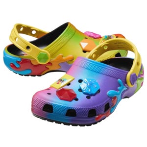Crocs Gushers Classic 211488-90H Clog Kids 2 Multi Slip On Comfort Shoes JAX1379