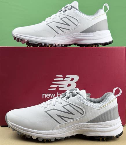New Balance Womens Fresh Foam Brighton V2 Golf Shoes Size 7 White/Grey
