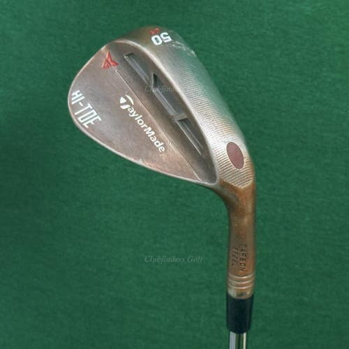 TaylorMade Milled Grind Hi-Toe Copper 50-9 50 Wedge Stepped Steel Wedge Flex
