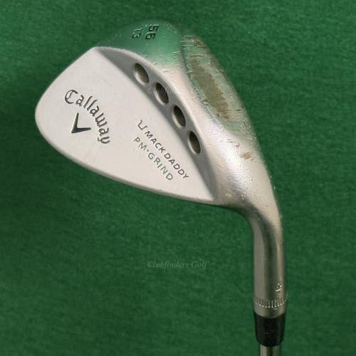 Callaway Mack Daddy PM Grind Chrome 56-13 56 Wedge Stepped Steel Wedge Flex