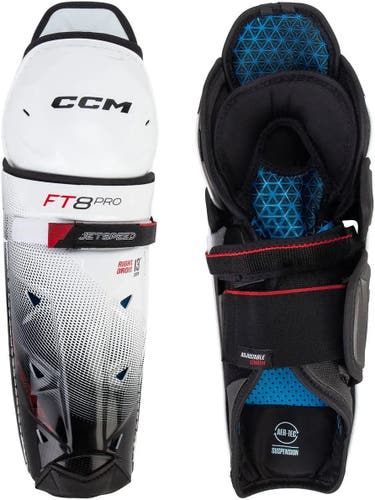Senior CCM Jetspeed FT8 Pro 15" Shin Pads (New)