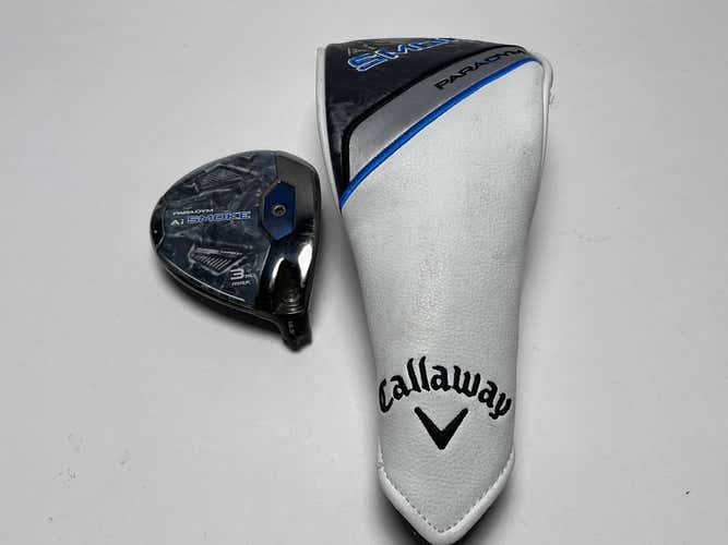 Callaway Paradym Ai Smoke Max 3HL Fairway Wood 16.5* HEAD ONLY Mens RH HC