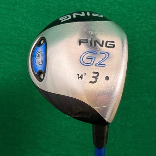 Ping G2 Black Dot Fairway Wood 14 3 Grafalloy Blue Graphite Stiff w/ HC
