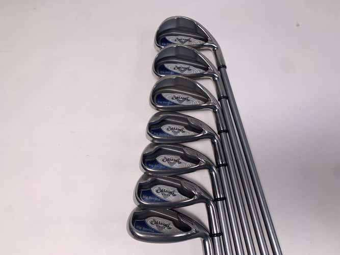 Callaway 2008 Big Bertha Womens Iron Set 5-PW+SW 55g Ladies Graphite RH