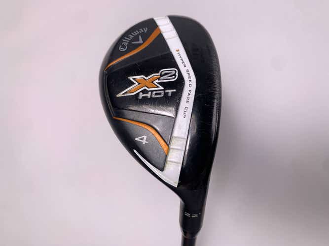 Callaway X2 Hot 4 Hybrid 22* 65g Stiff Graphite Mens RH