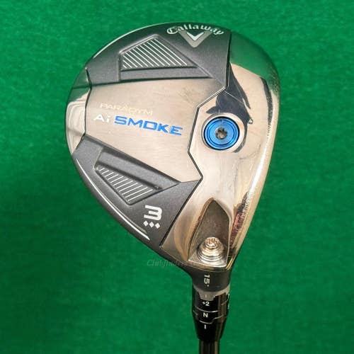 Callaway Paradym Ai Smoke Triple Diamond 15 Fairway Wood 3 Denali 6.0 Stiff /HC