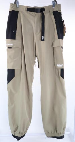 Quiksilver Snow Down Cargo Pant 20K Fallen Rock Snowboard Pants Size M NWT READ