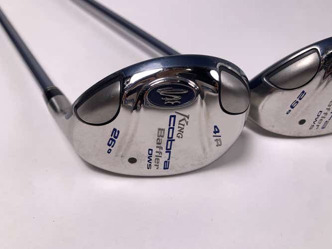 Cobra Baffler DWS 4 & 5 Hybrid Set 26* 29* Aldila 50g Ladies Graphite Womens RH