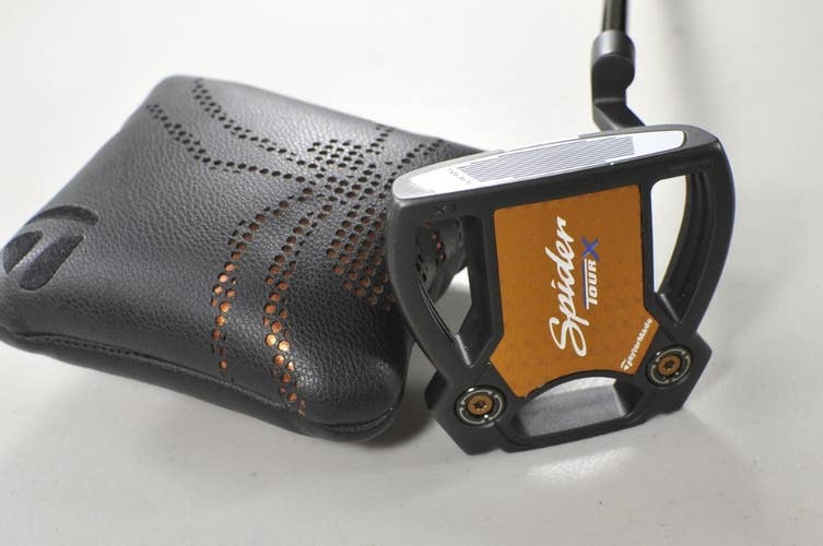 TaylorMade Spider Tour X Black #1 34.5" Putter RH Steel with Cover # 218475