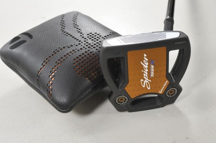 TaylorMade Spider Tour X Black #3 34" Putter RH KBS Steel with Cover # 218421
