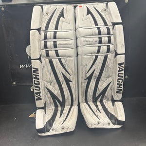 Used 36+1 Vaughn Velocity V4 Goalie Leg Pads