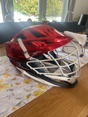 Chrome Red Cascade XRS Helmet (Used)