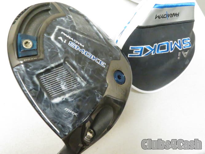 Callaway Paradym Ai Smoke Max Driver 9 Mitsubishi Tensei AV White 65 Stiff +HC