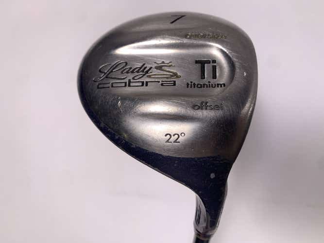 Cobra King Cobra Titanium Offset 7 Fairway Wood 22* Ladies Graphite Womens RH