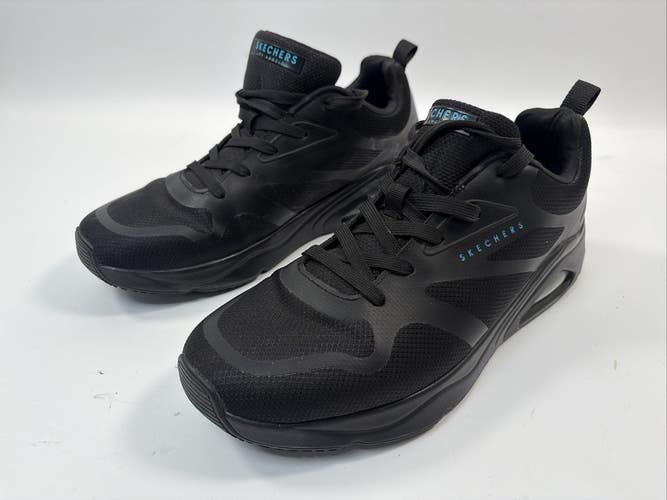 Skechers Los Angeles Shoes, Black, 11