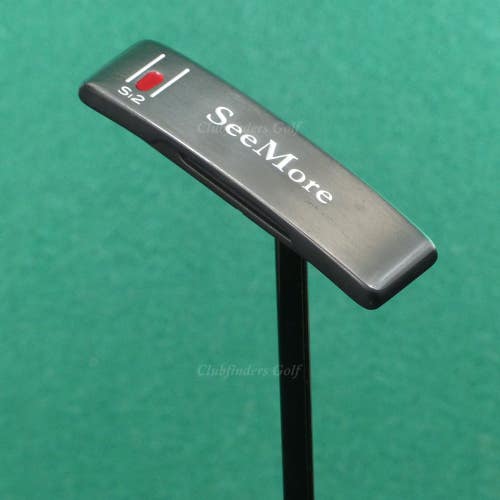 SeeMore Si2 Milled Face Center-Shafted 34" Putter w/ BGT Stability Shaft & HC