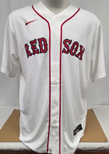 White Small Men's Nike Jersey (New) Boston Red Sox Baseball Jersey - S
