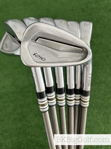 Ping i210 Iron Set 4-W / SteelFiber i95 Stiff Graphite