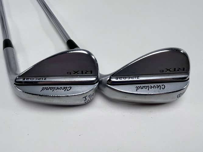 Cleveland RTX 6 ZipCore Tour Satin Wedge Set 54*10 | 58*10 Precision 5.0 Reg RH