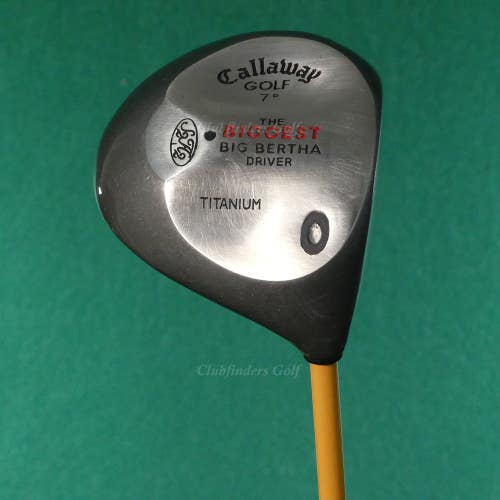 Callaway Biggest Big Bertha 7 Driver UST ProForce 75 Gold Graphite Stiff