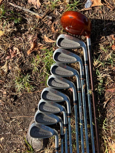 Taylormade Super Steel Burner Iron Set 3-P & Driver