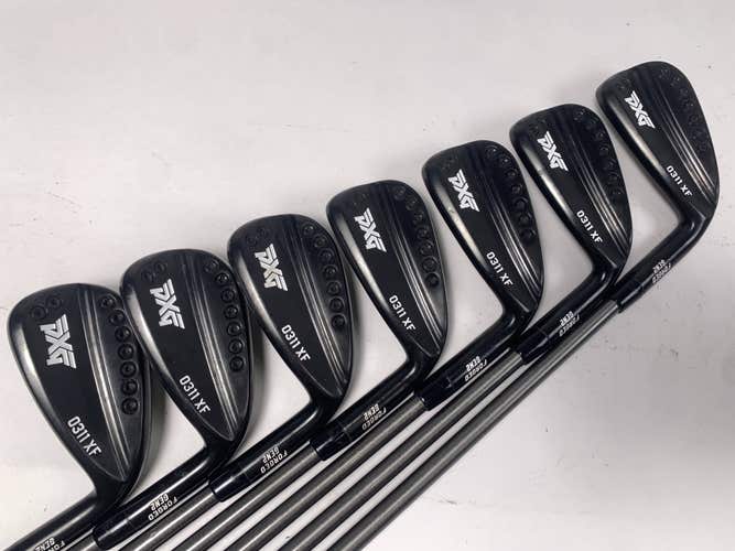 PXG 0311 XF GEN2 Xtreme Dark Iron Set 4-PW SteelFiber i95 Regular  Mens RH +1/2"