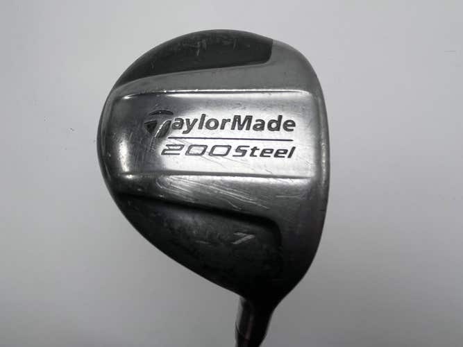 TaylorMade 200 Steel 7 Fairway Wood 21* Lite 80g Regular Graphite Mens RH