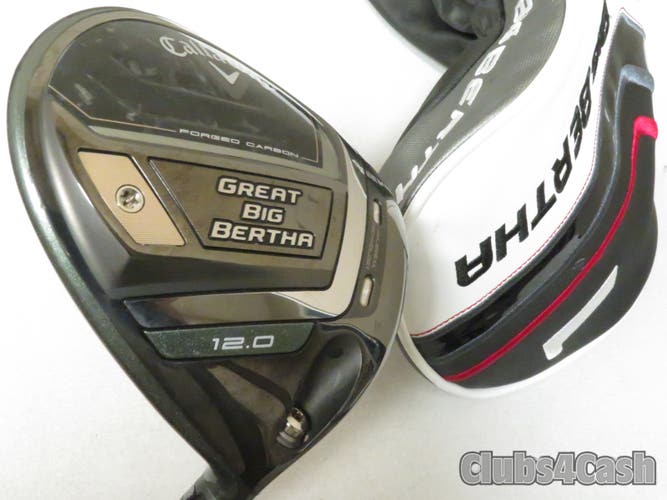 Callaway Great Big Bertha 23 Driver 12 UST HeLium 4F2 SENIOR Flex +Cover
