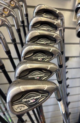 5-PW Callaway Steelhead XR (Used) Right Handed Men's Regular Flex Iron Set irons 5 - PW