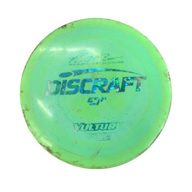 Used Discraft ESP VULTURE Disc Golf Driver Kelly green 11760-S000091803