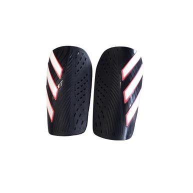 Used Adidas Soccer Shin Guards Junior Black MD 11760-S000091740
