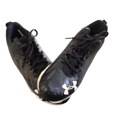 Used Under Armour Adult FB Cleats Black Senior 9.5 11760-S000091738