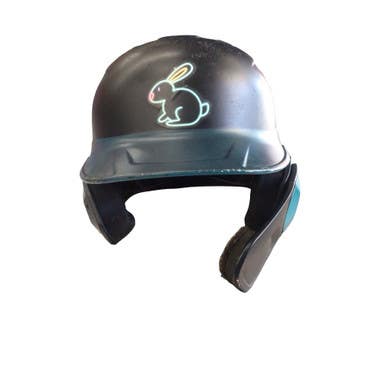 Used Rawlings BASEBALL HELMET Batting Helmet No Mask Black SM 11760-S000091727