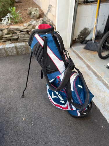 CALLAWAY BLUE Navy Blue Golf Bag 6 Way Divided