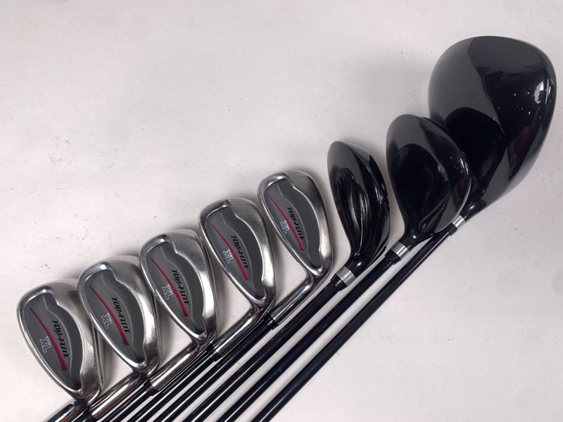 Top Flite XL Ladies Club Set Driver 3W 5H 6-PW Irons Ladies Graphite Womens RH