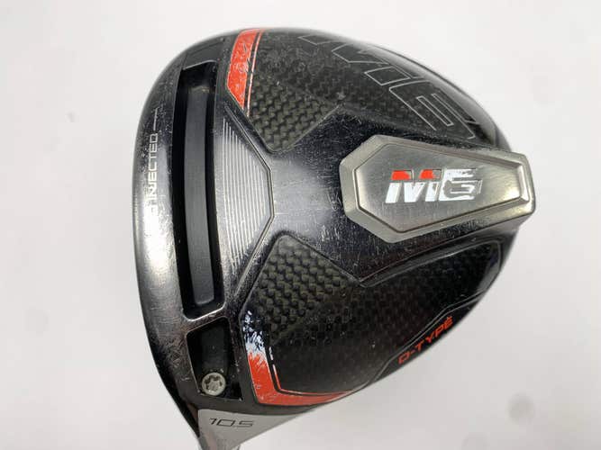 TaylorMade M6 D-Type Driver 10.5* Fujikura Atmos Red 5A Senior Graphite Mens LH