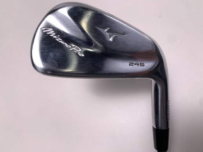 Mizuno Pro 245 Single 7 Iron DG S300 105g Stiff Steel RH Midsize Grip +1.25"